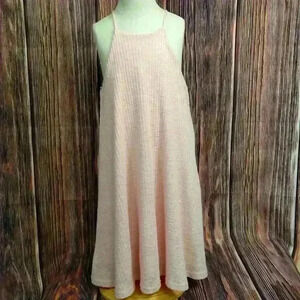 Thin Strap Pink Dress